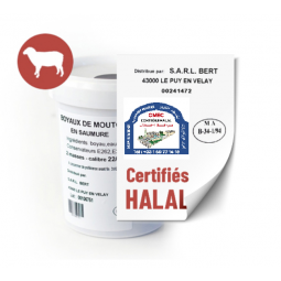 Boyaux de mouton halal