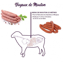 Boyaux pour saucisses Merguez,Chipolatas,Saucissons - CEBONAT