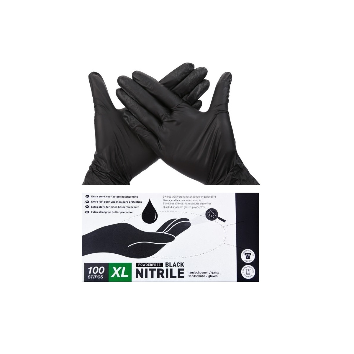 gant nitrile noir