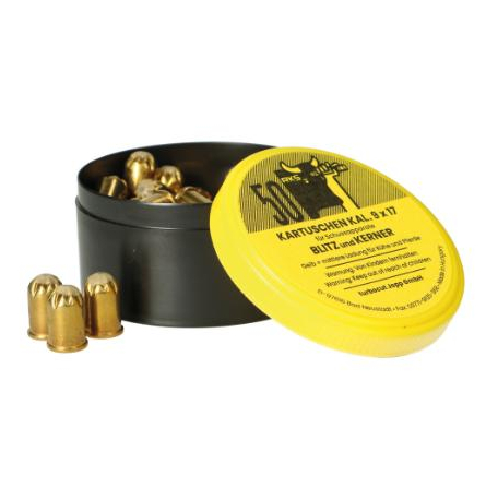 CARTOUCHES jaune pour pistolet d'abattage