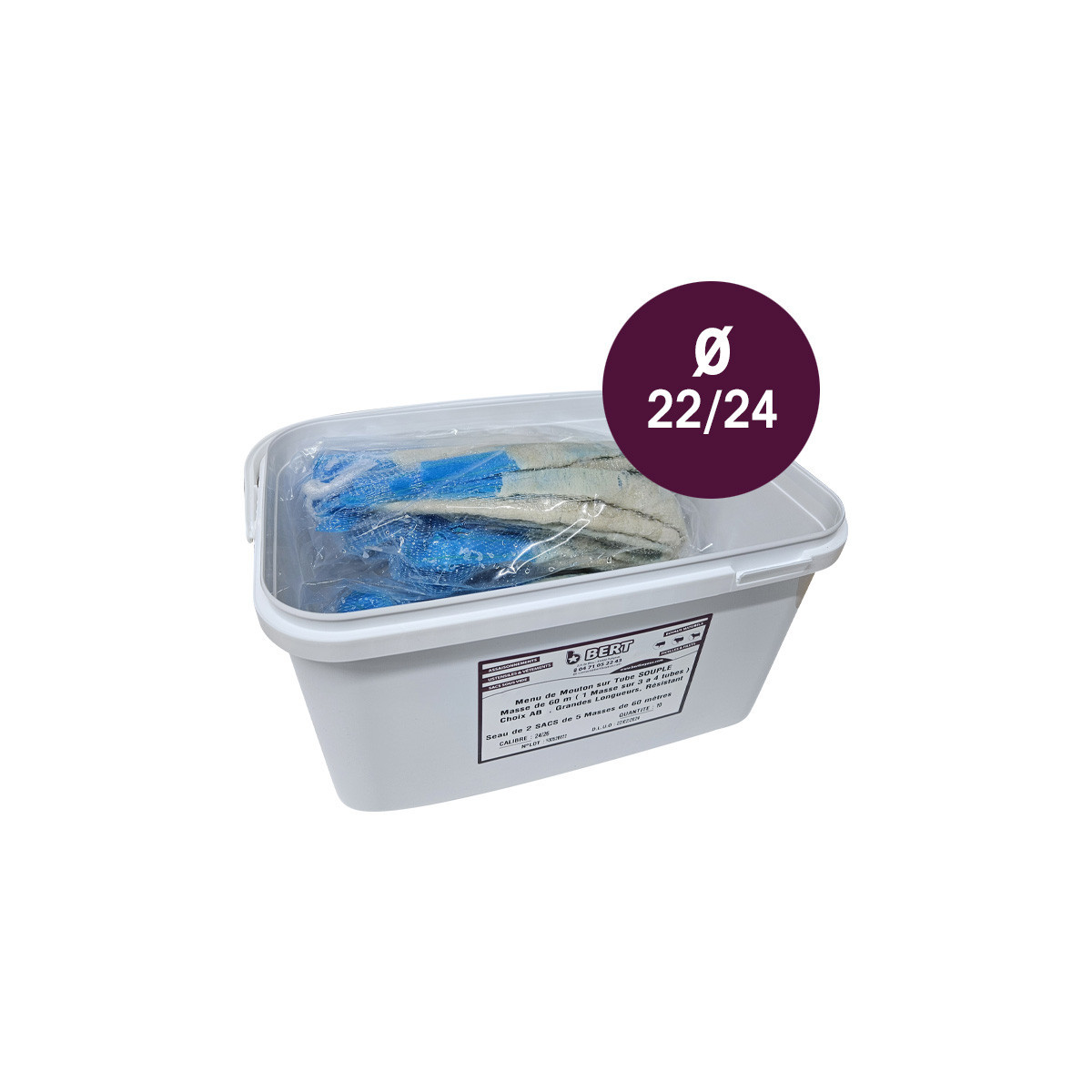 Boyaux de Mouton 300 métres SUR TUBE ø 22/24