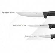 3 Couteaux de Boucher