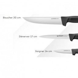 3 Couteaux de Boucher