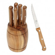 bloc de 6 couteaux Rustika Pradel Excellence