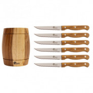 bloc de 6 couteaux Rustika Pradel Excellence