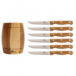 bloc de 6 couteaux Rustika Pradel Excellence