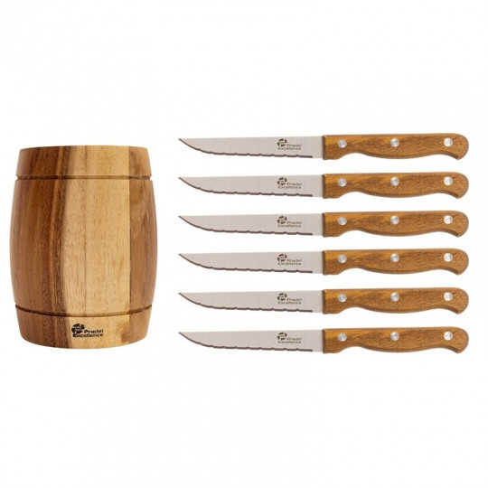 bloc de 6 couteaux Rustika Pradel Excellence