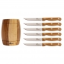 bloc de 6 couteaux Rustika Pradel Excellence
