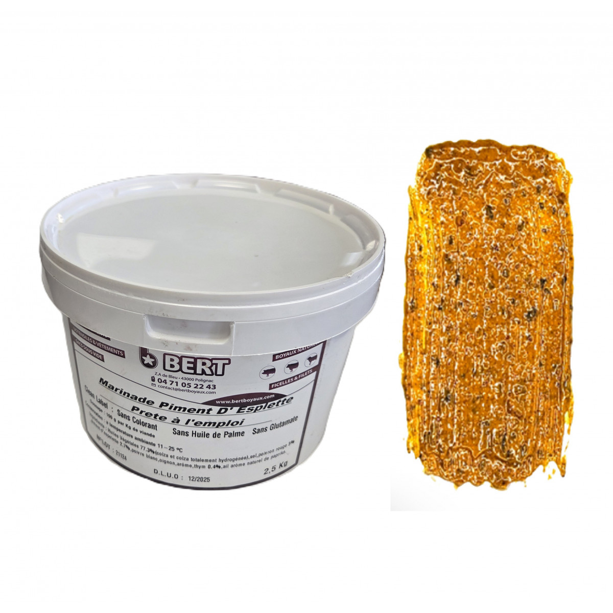 Marinade Piment Espelette 2,5 Kg