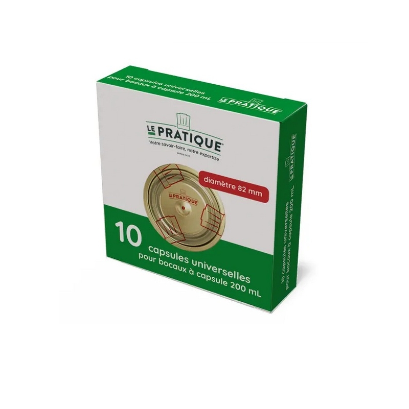 Capsules Ø 82 mm x 10