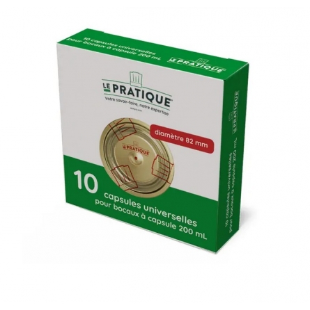Capsules Ø 82 mm x 10 Capsules Ø 82 mm x 10