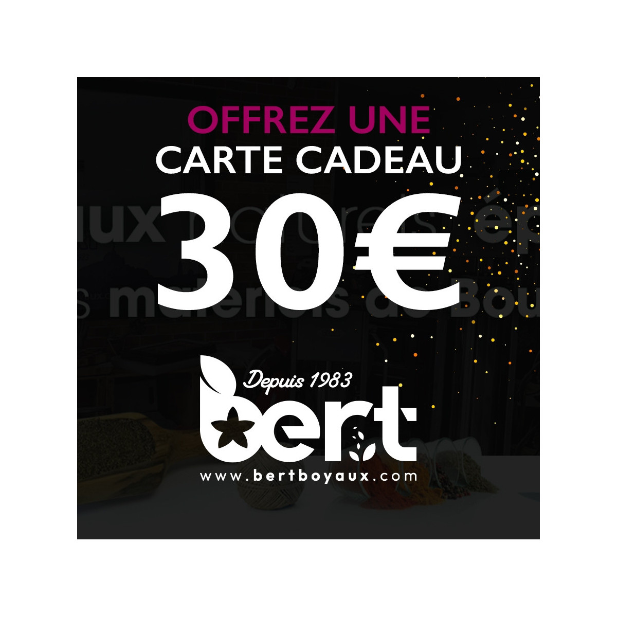 Carte cadeau 30€