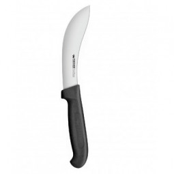 Couteau à dépouiller 16 cm manche surmoulé noir FISCHER