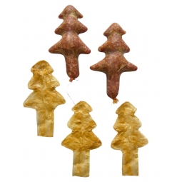 Boyaux Naturel de porc reconstitué en Sapins de Noël