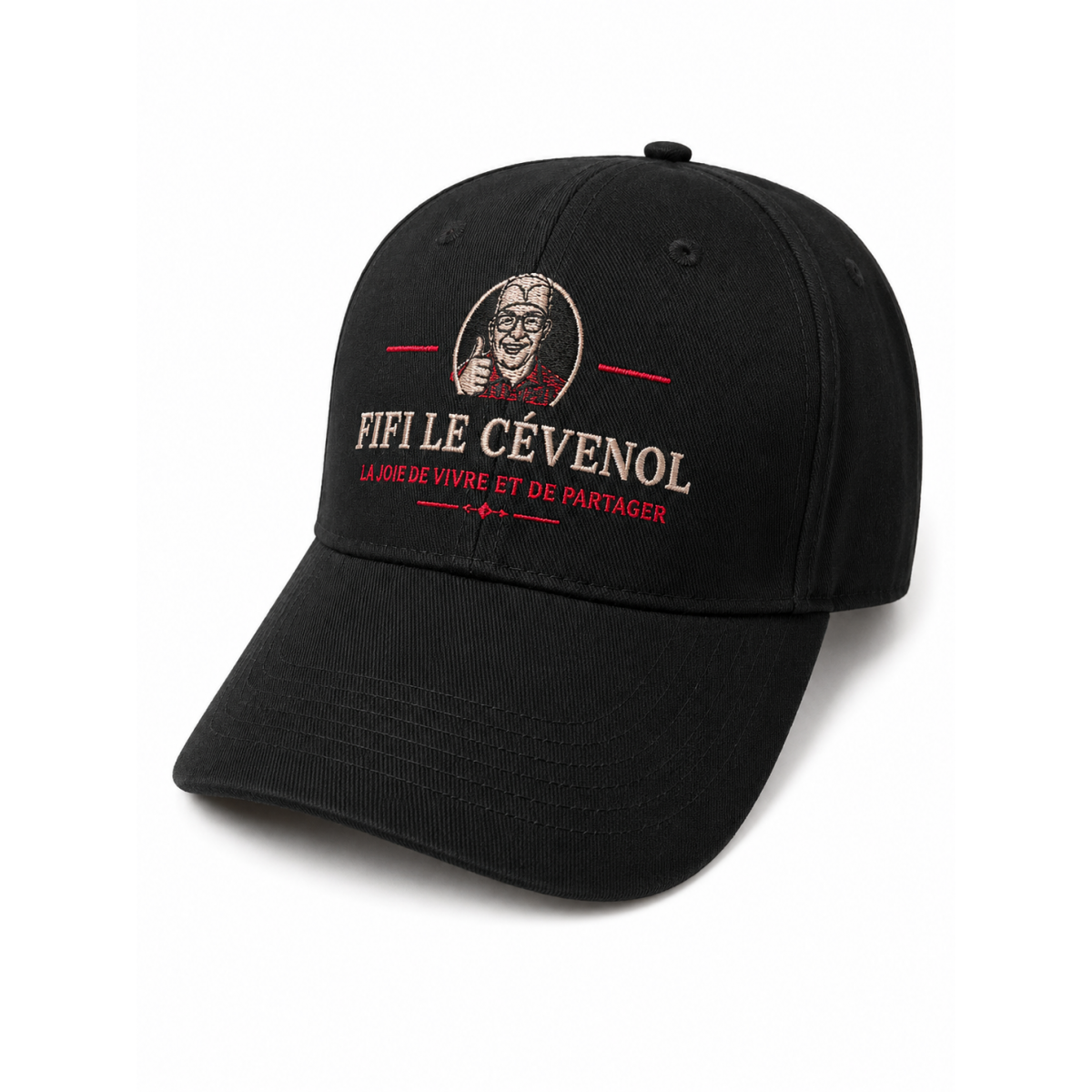 casquette noir fifi le cevenol