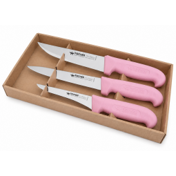 3 Couteaux ROSE FISCHER BOUCHERIE