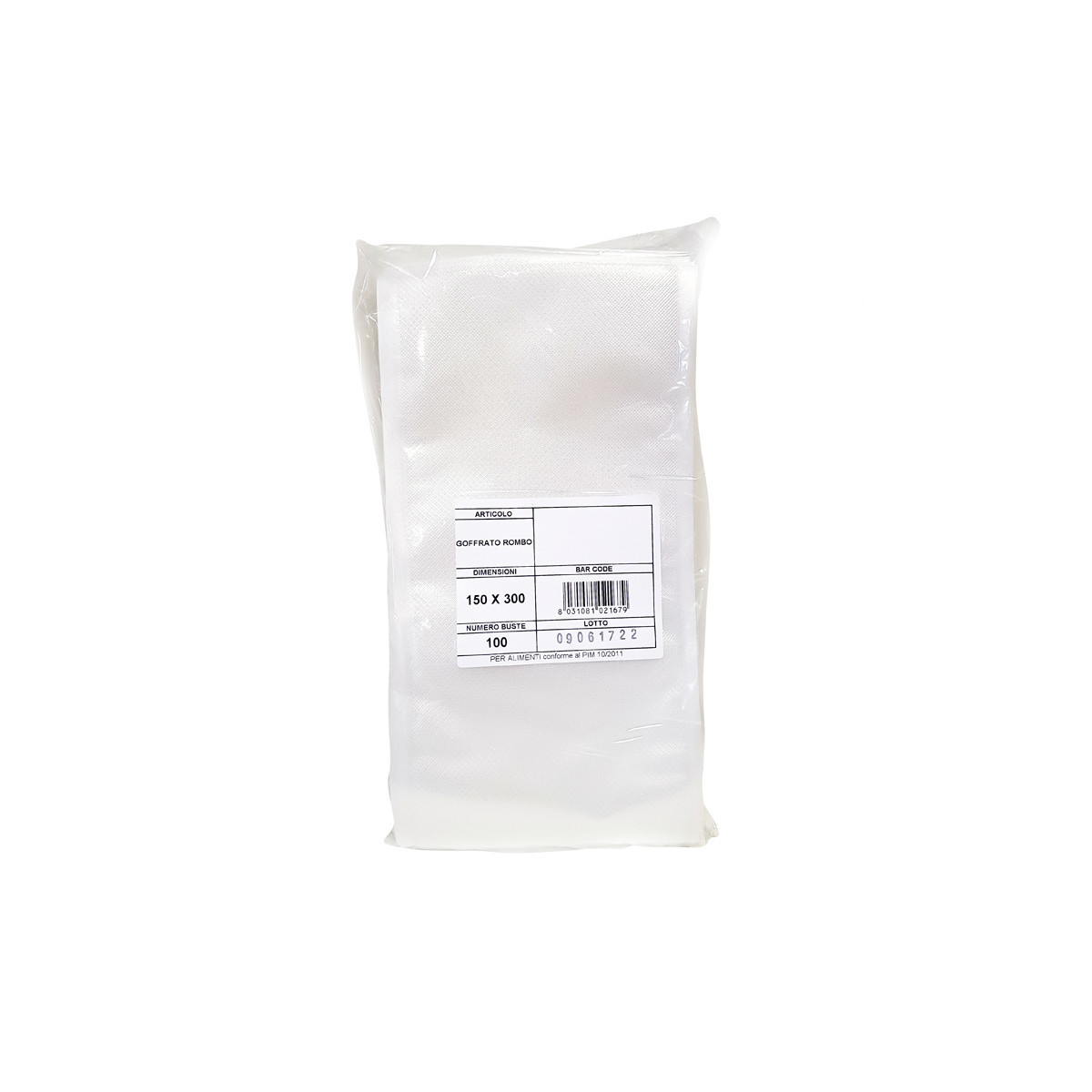 150 X 300 mm gaufrés