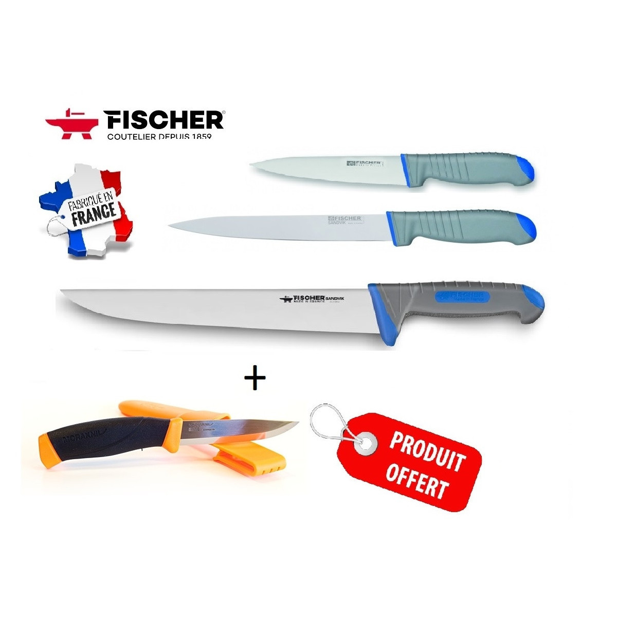 couteau Fischer SANDVIK