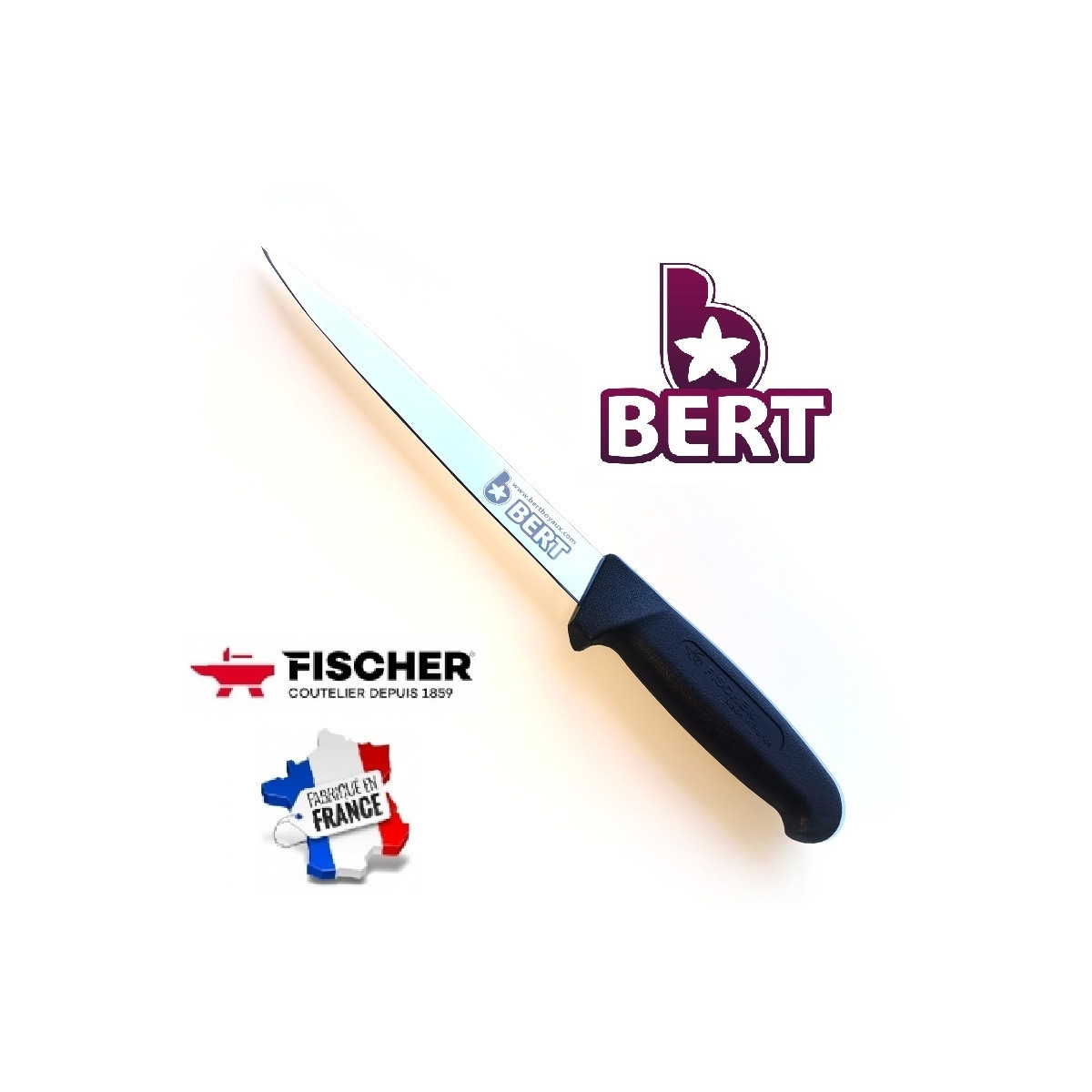 Couteau BERT Dénerveur/Eplucheur, Lame 20