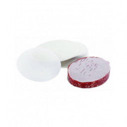 Papier a steak haché ovales pour Boucherie Charcuterie