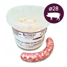 Boyaux de Porc 60m pour fabrication de Saucisses, boudins