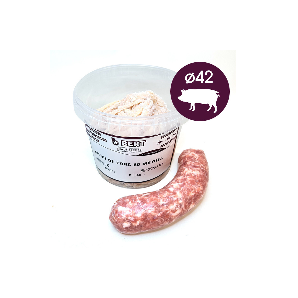 Vente en ligne de Boyaux de Porc Saucisses et boudins