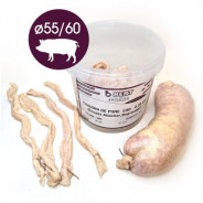 Boyaux Naturel , Chaudin de Porc pour la fabrication de Saucissons Sec