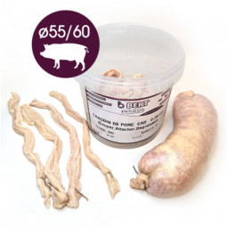Boyaux Naturel , Chaudin de Porc pour la fabrication de Saucissons Sec
